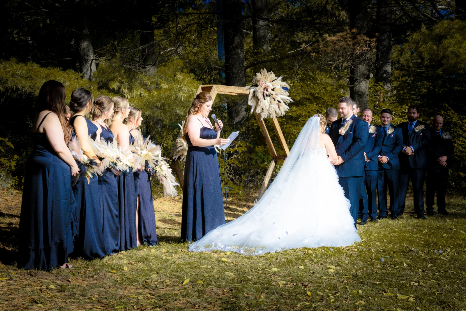 Outdoor Wedding Ceremony Sound Setup