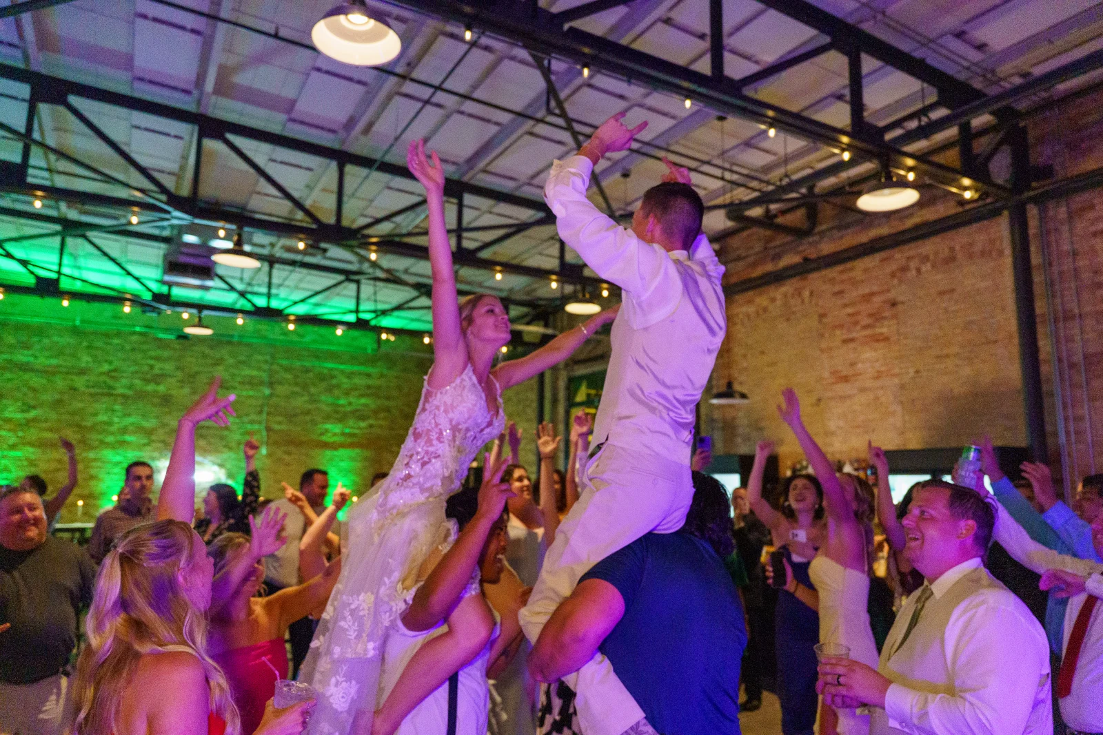 High Energy Wedding Reception Dance Floor